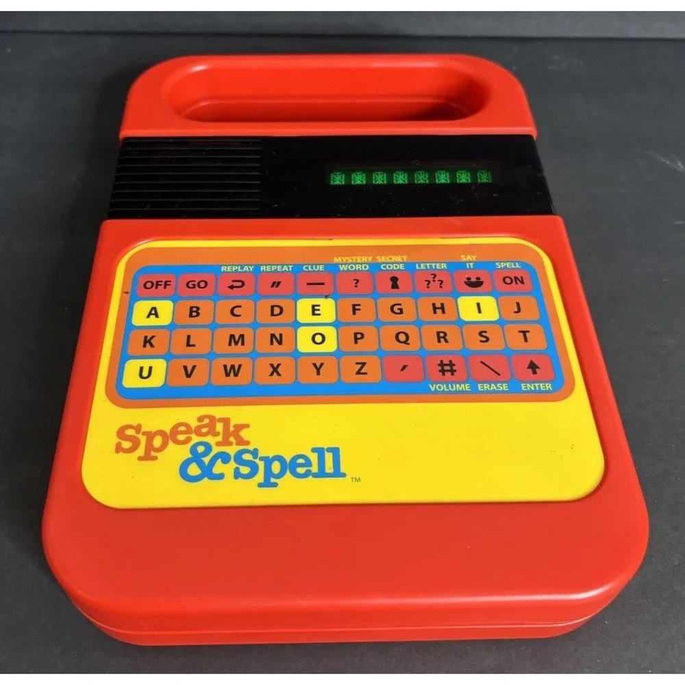 Speak and Spell Kahootz Electronic Learning Game Tested Works Vintage